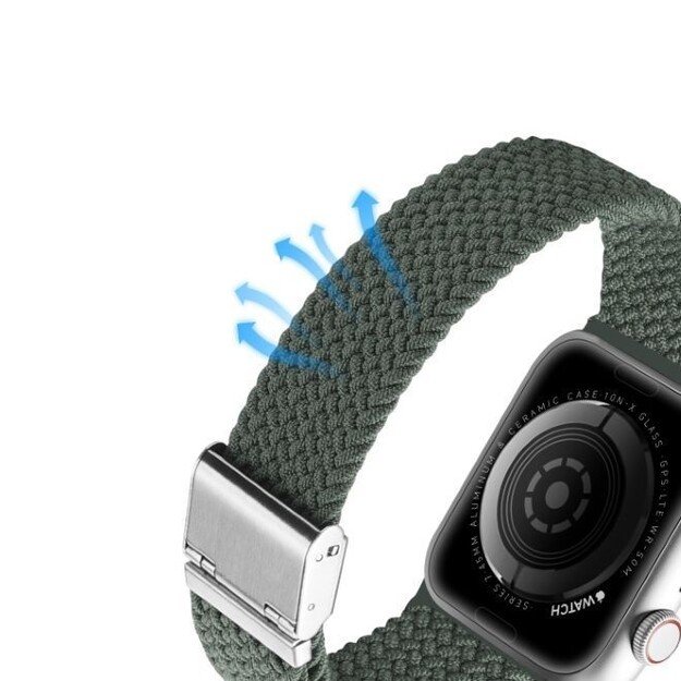 Dux Ducis Apple watch apyrankė 42/44/45/49mm Žalia