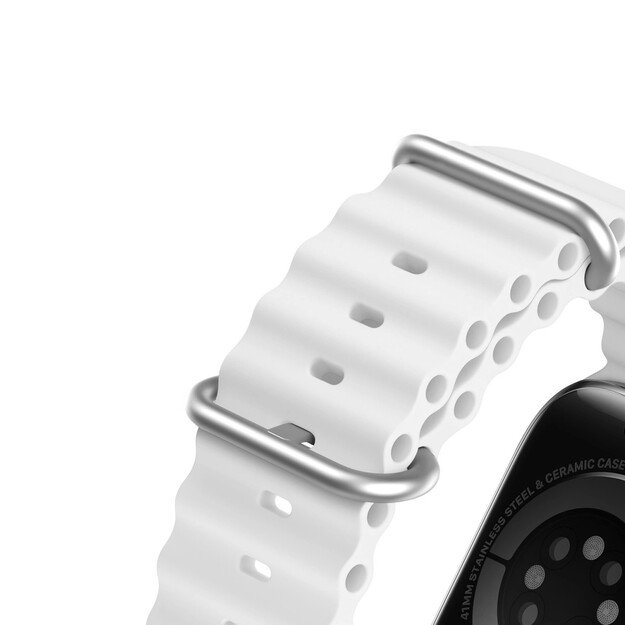 Dux Ducis Apple watch apyrankė 42/44/45/49mm Balta