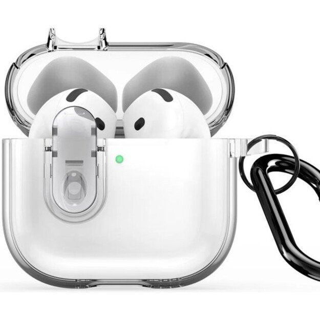 Dux Ducis Apple AirPods 4 dėklas skaidrus
