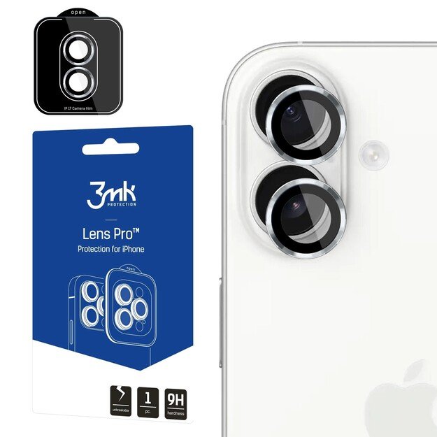 Kameros apsauga Apple iPhone 17 Sidabrinis