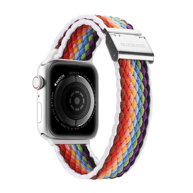 Dux Ducis Apple watch apyrankė 42/44/45/49mm Pale Stripes