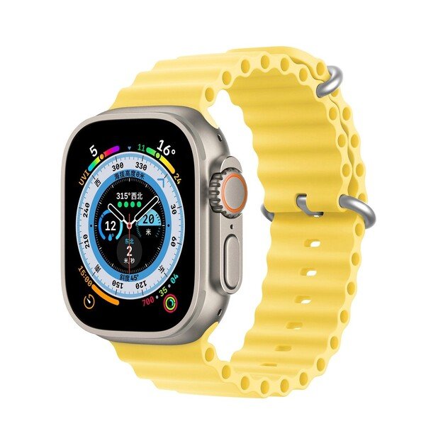 Dux Ducis Apple watch apyrankė 42/44/45/49mm Geltona