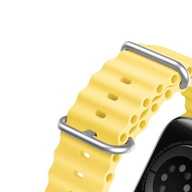 Dux Ducis Apple watch apyrankė 42/44/45/49mm Geltona