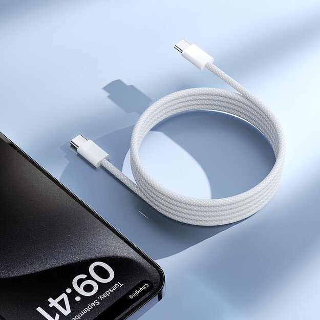 Laidas Joyroom S-A45 Type C ir Type C 60W 1m Pilkas 1