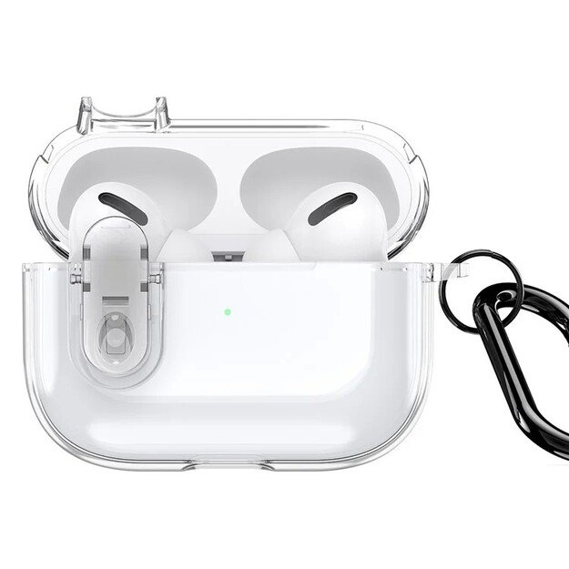Dux Ducis Apple AirPods Pro 2 dėklas skaidrus