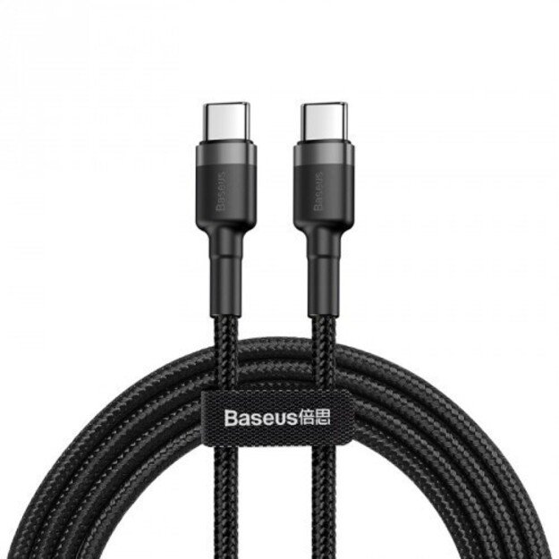 Laidas Baseus PD60W Type-C 1m CATKLF-GG1 Juodas