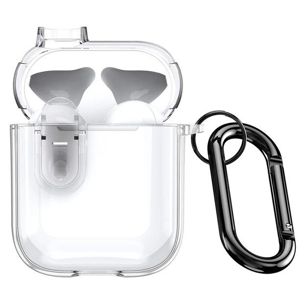 Dux Ducis Apple AirPods 1 / 2 dėklas skaidrus
