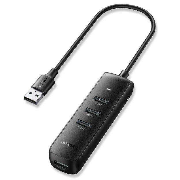 Adapteris Ugreen CM416 USB-A 3.0 to 4xUSB-A 3.0 Juodas