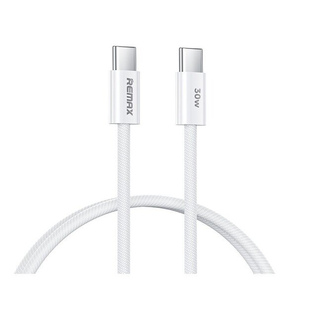 Laidas Remax RC-C010 Type C 30W 1m baltas