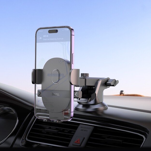 Automobilinis laikiklis Hoco H19 juodas 4