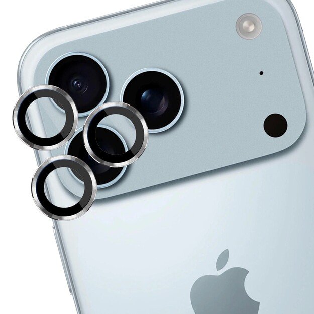 Kameros apsauga Apple iPhone 17 Pro Max Sidabrinis 1