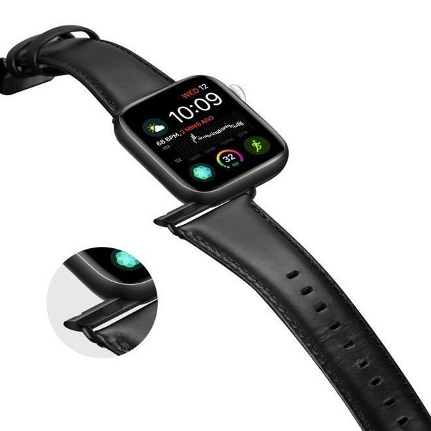 Dux Ducis Apple watch apyrankė 38/40/41mm Juoda