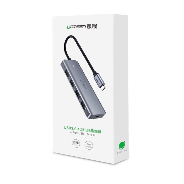 Adapteris Ugreen CM219 USB-C to 4xUSB-A 3