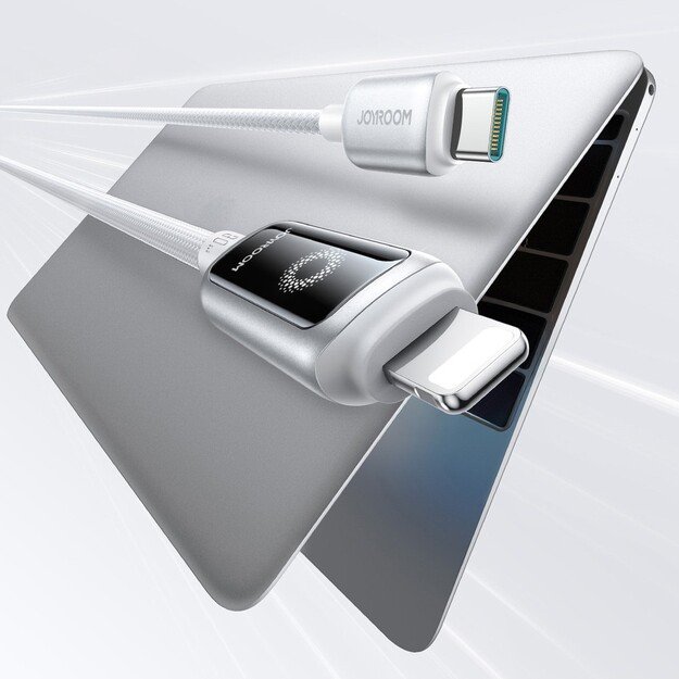 Laidas Joyroom S-A55 Type C Lightning 30W 1.2m baltas 2