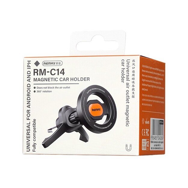 Automobilinis laikiklis Remax RM-C14 MagSafe (air vent) juodas 2
