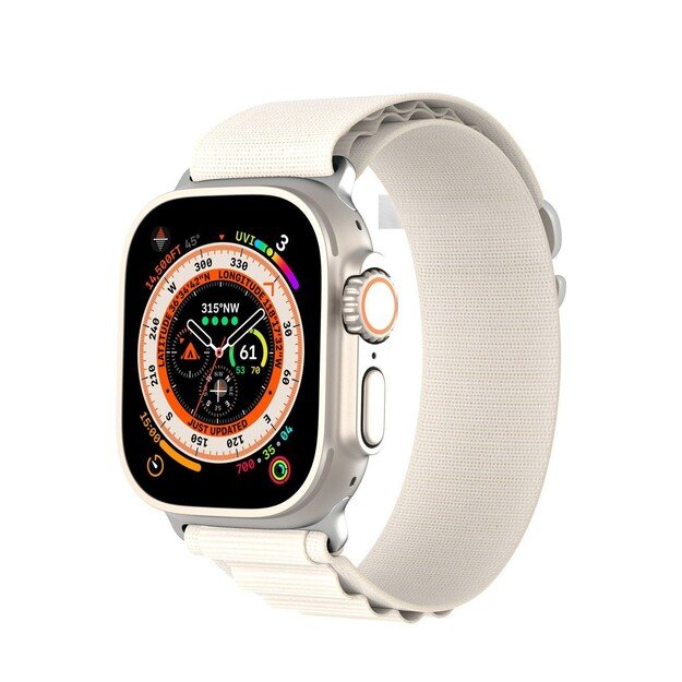 Dux Ducis Apple watch apyrankė 42/44/45/49mm Balta
