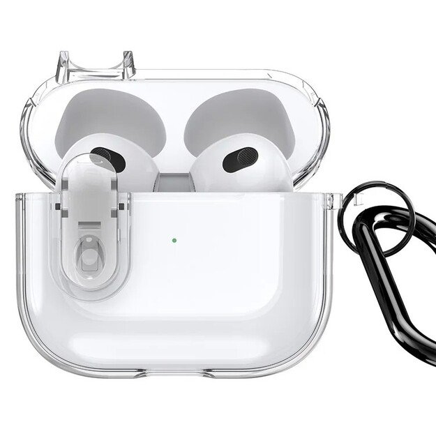 Dux Ducis Apple AirPods 3 dėklas skaidrus