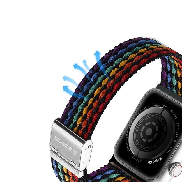 Dux Ducis Apple watch apyrankė 42/44/45/49mm Dark Stripes