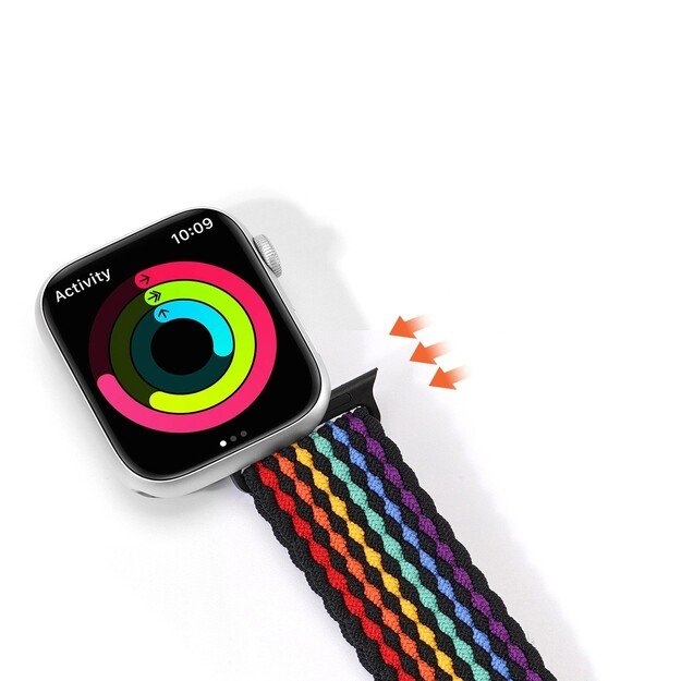 Dux Ducis Apple watch apyrankė 42/44/45/49mm Dark Stripes