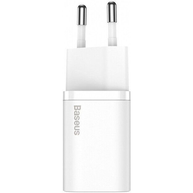 Krovimo blokelis Baseus Super Si 25W su USB C 1m laidu CCSUP-L02 Baltas