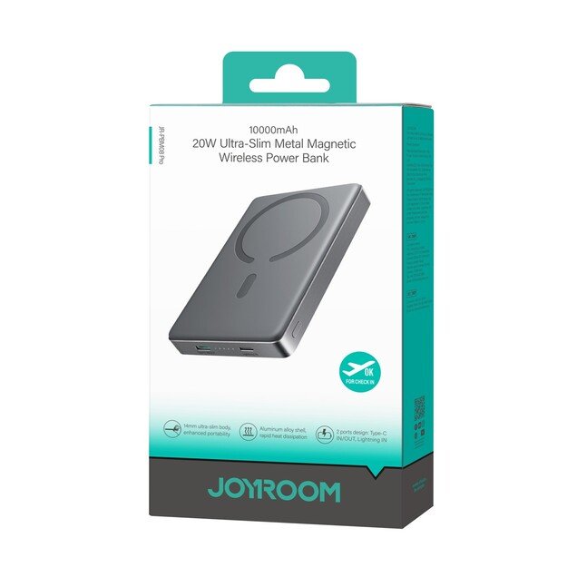 Power Bank Joyroom JR-PBM08 Pro 20W Magnetic Wireless 10000mAh Pilkas