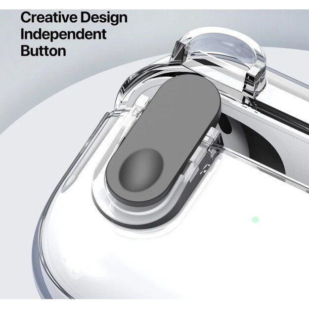 Dux Ducis Apple AirPods 4 dėklas pilkas 2