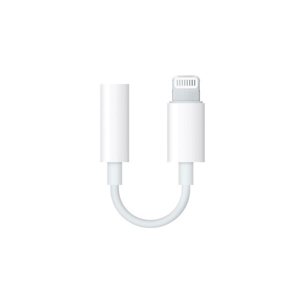 Adapteris audio Apple Lightning į 3,5mm HQ (tik muzikos klausymui)
